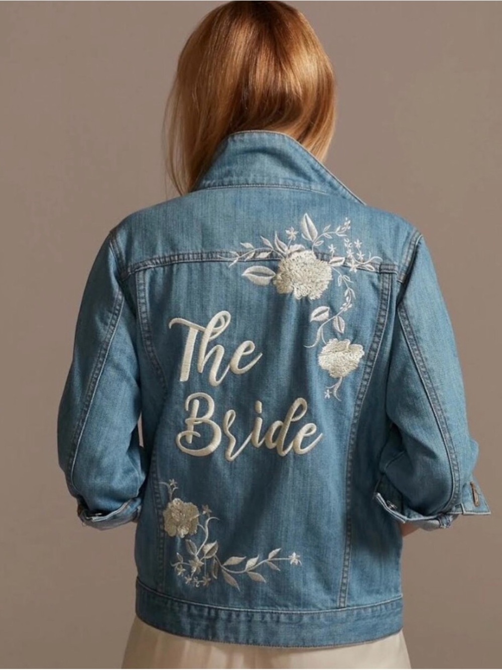 Studio Light Blue Denim Garment with White Tag